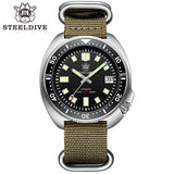 STEELDIVE Classic New Nylon Strap SD1970 200M Water Resistant Sapphire Glass AR Coating Mens Automatic Watch NH35 Dive Watch