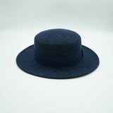 Wool Felt Fedora & Boater Hat – Wide Brim, Unisex