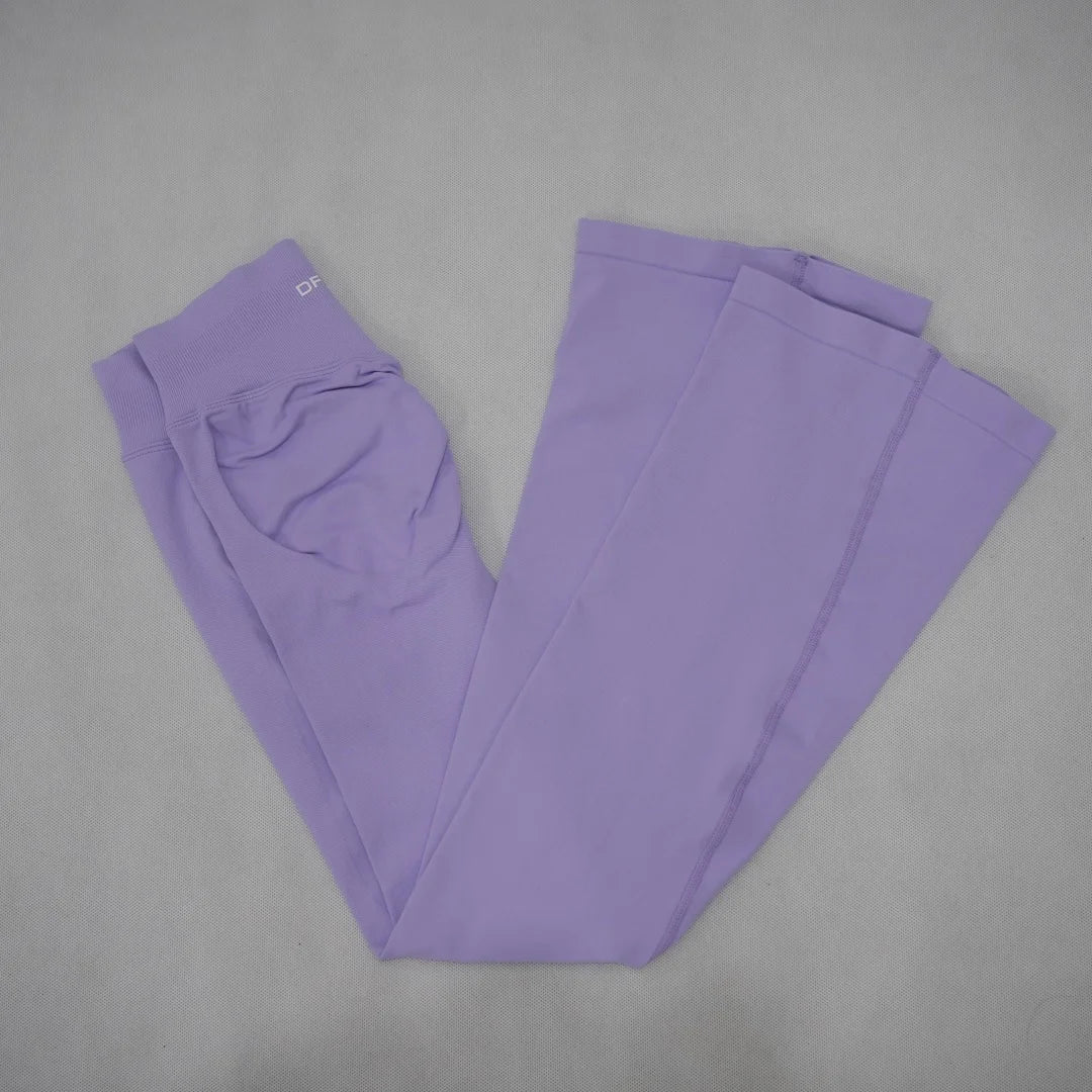 Women's Flare Yoga Pants with Stretch Waist