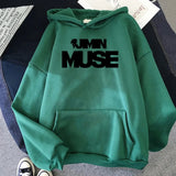 Jimin Muse Hoodie Fashion Women Harajuku Aesthetic Streetwear Casual Hoodies Unisex Vintage Pullovers Sweatshirts