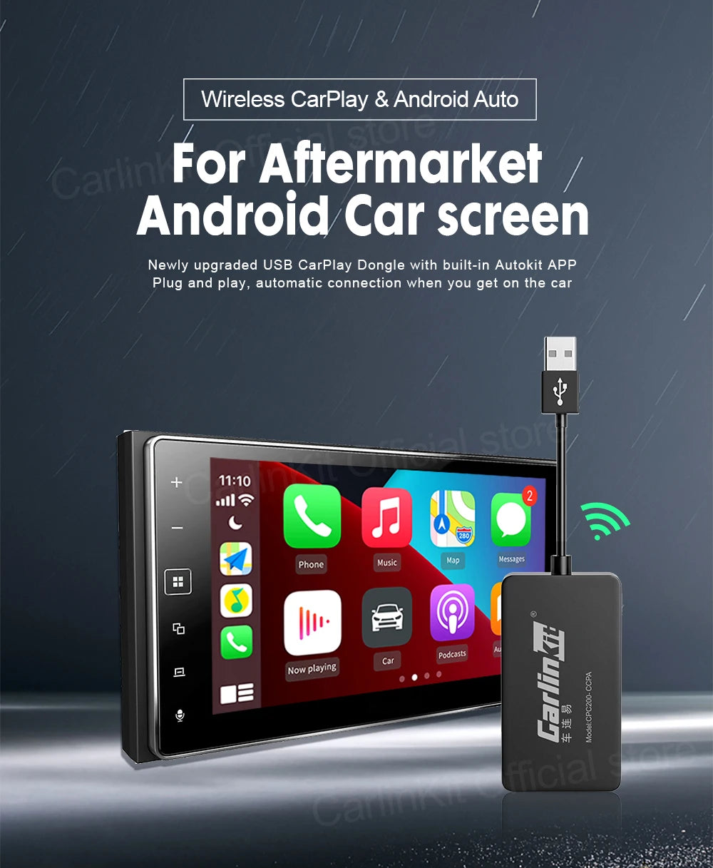 CarlinKit Wireless CarPlay & Android Auto Adapter