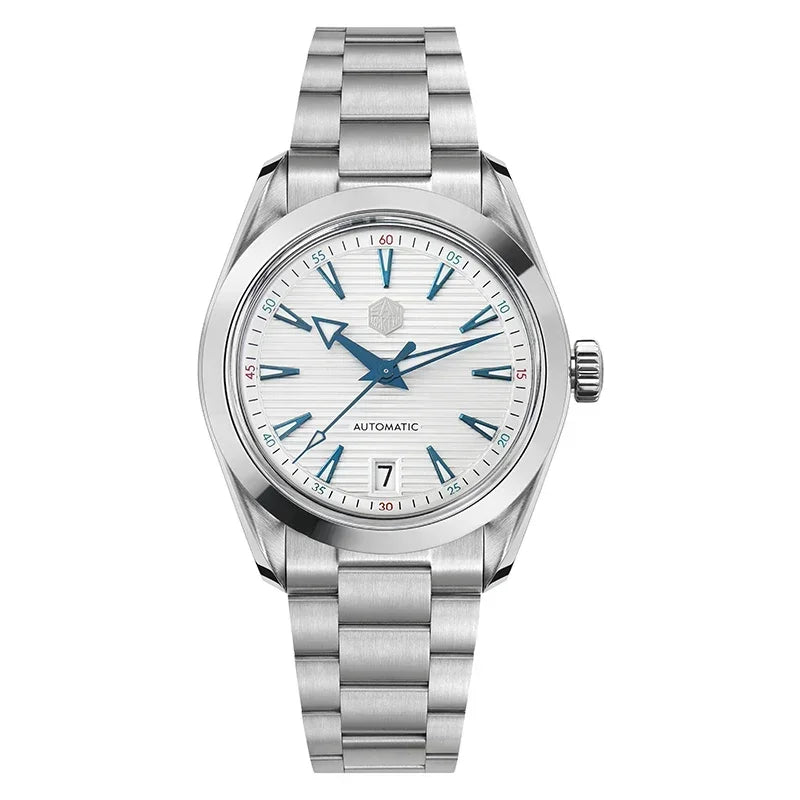San Martin SN0113W  Men Watch PT5000 Movement Sapphire BGW9 Luminous Waterproof Fashion Luxury 38mm Automatic Mechanical Watches