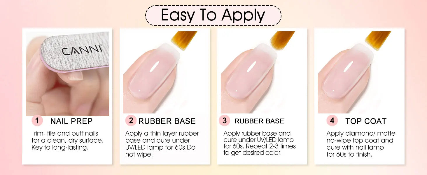 CANNI Quick Builder Gel Polish – HEMA/TPO Free, UV/LED