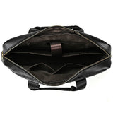 Genuine Leather Briefcase Bag for 15.6 inch laptop computer bag cowskin handbag for men male leather crossbody shoulder bag