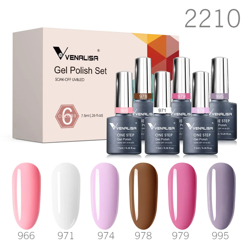 Venalisa HEMA-Free Gel Polish Kit – Autumn Color Collection