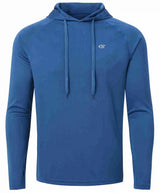 Summer Men's Long Sleeve UPF 50+ Hoodie T-Shirts, Rash Guard Quick Dry T-shirt Outdoor Sport Running Pullover