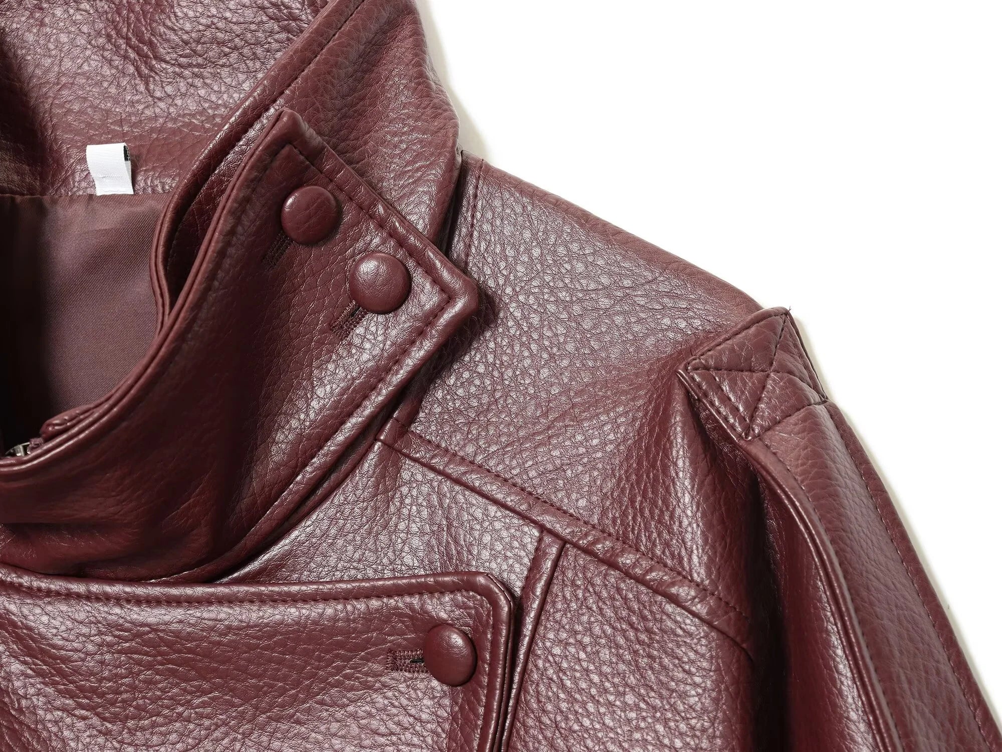 Women Fashion Leather Jacket Autumn Winter Loose Causal PU Faux Leather Jackets Coat Fashion Street Motorcycle Jackets