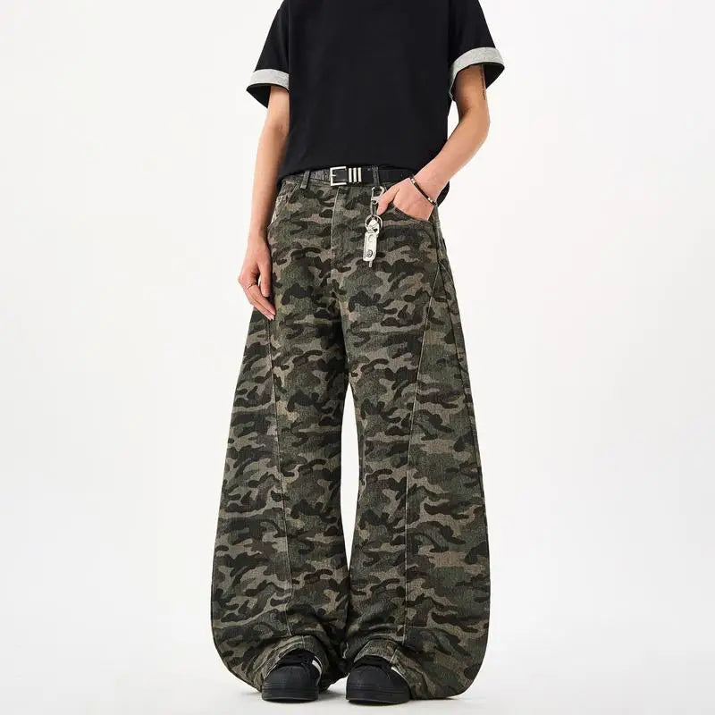 Men’s Wide Leg Jeans – Loose Fit Denim