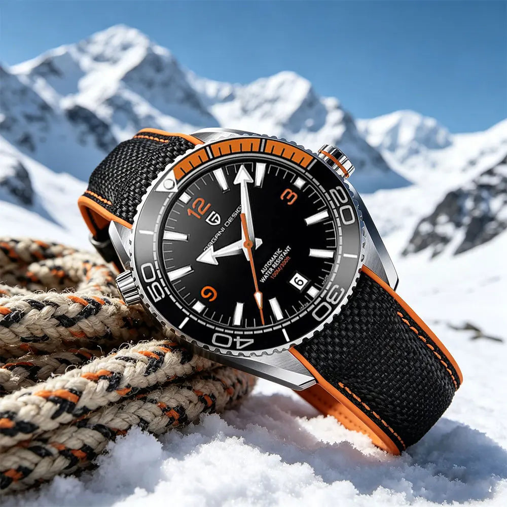 PAGANI DESIGN New PD-1679 Men's Watch Japan 8215 Movement Mechanical Watches Sapphire Glass 100M Waterproof Automatic Wristwatch