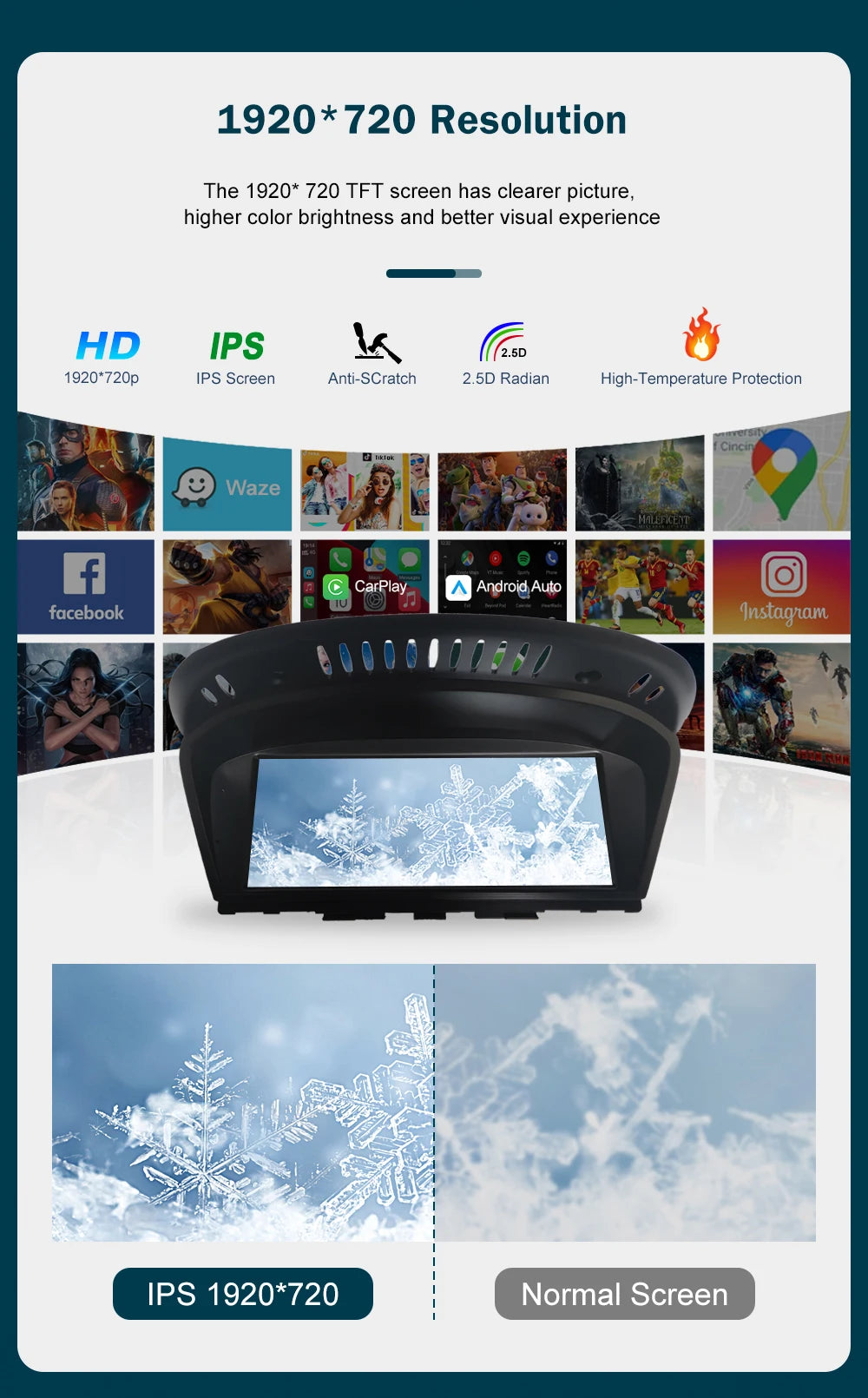 8.8'' Wireless CarPlay & Android Auto for BMW 3/5 Series – CCC & CIC Multimedia Screen