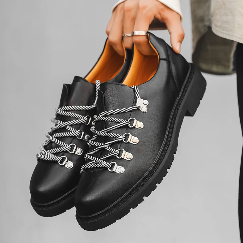 Leather Shoes Casual Business Shoes for Men Fashion Dress Tenis De Hombre Moccasins Mokasin Tenis Caballero Designer sneakers