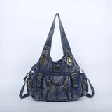 Vintage Women Handbags Fashion PU Leather Shoulder Bags Female Satchel Big-capacity Shoulder Purse Bag bolsa feminina