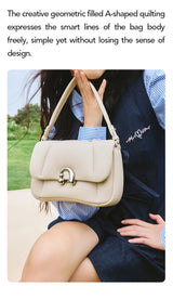 Amazing Song Alpha Bag Medium Shoulder Bag Sheep Leather
