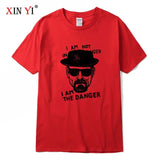 Men's T-shirt 100% Cotton Short Sleeve Breaking Bad Men T-shirt Casual Heisenberg Print Summer Tshirt Cool T-shirt Male Men Tops