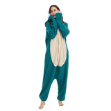Snorlax Kigurumi Onesie | Cozy Fleece Cosplay Pajamas