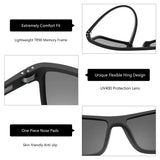 Zenottic Men's Polarized Sunglasses – UV400 TR90 Frame