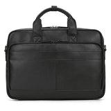 Men Briefcase Genuine Leather Laptop Bag 14 15.6" PC Doctor Lawyer Computer Bag Cowhide Male Briefcase Leather Men Business Bag