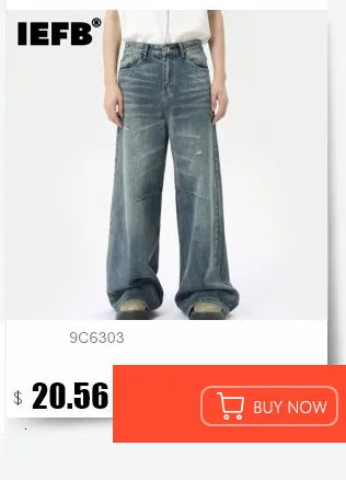 Vintage Camouflage Wide-Leg Men's Jeans