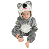 Plush Hooded Baby Winter Romper