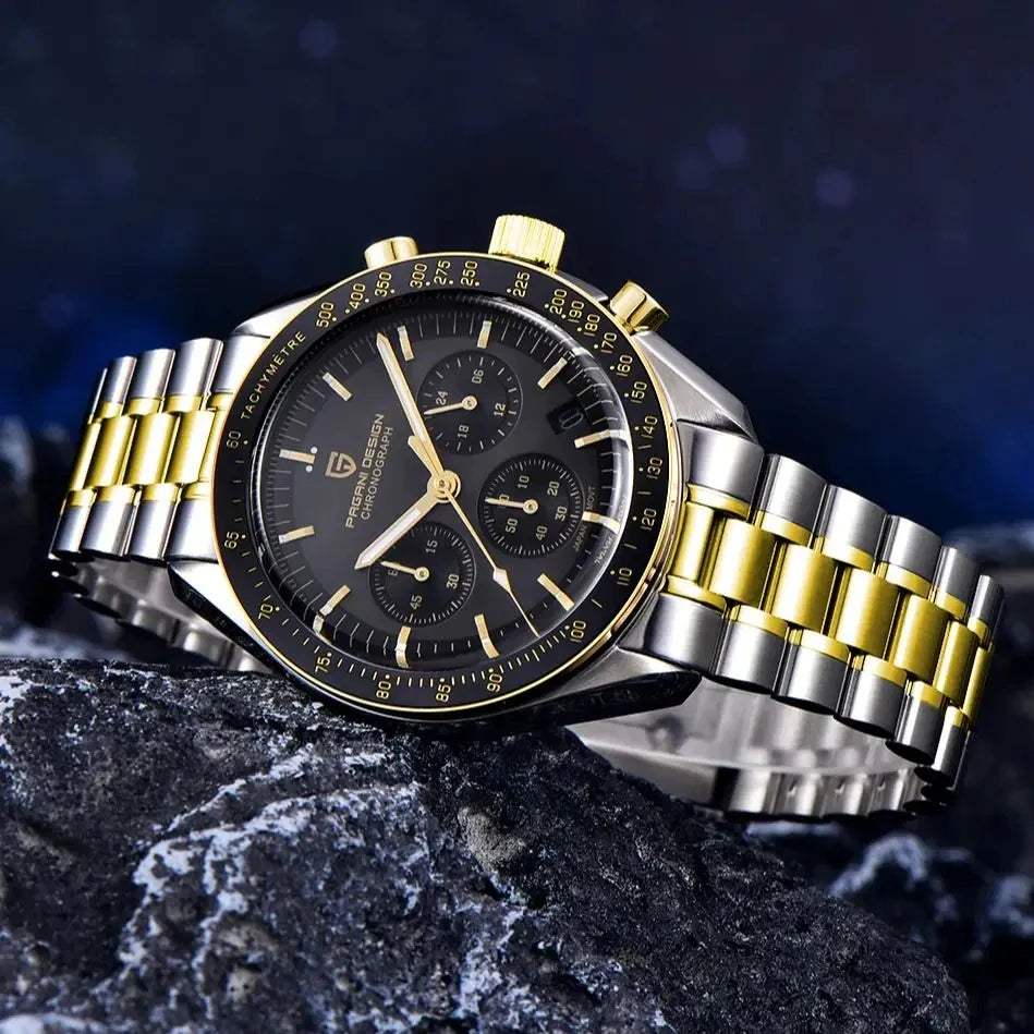 2026 New PAGANI DESIGN 1701 V5 Men's Watches Luxury Quartz Watch Men Sports Speed Chronograph AR Sapphire glass 100M Waterproof