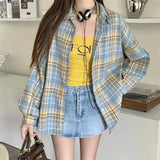 Classic Plaid Flannel Shirt Jacket