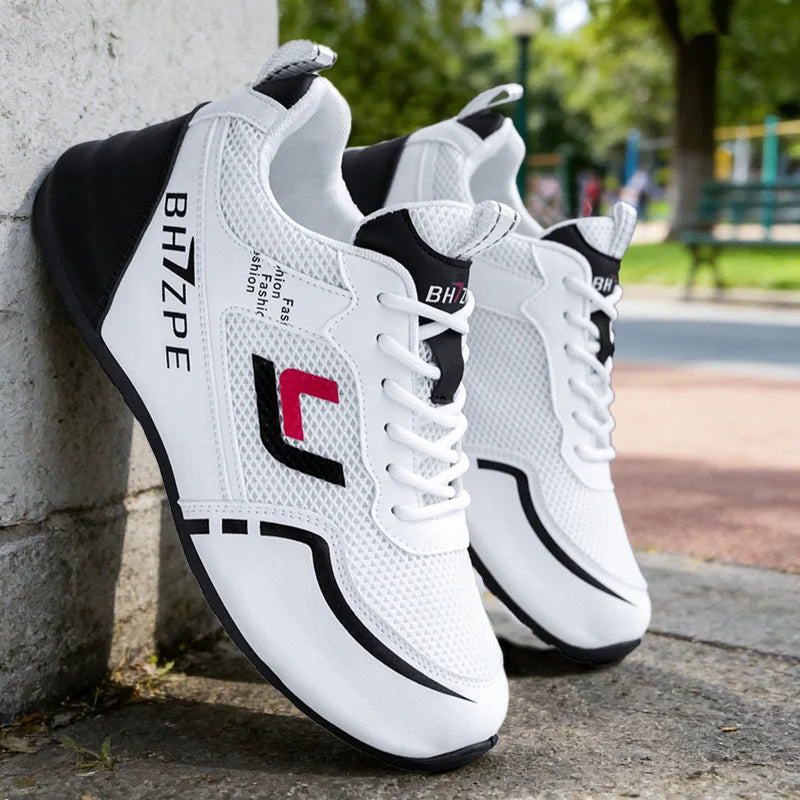 Men's Breathable Colorblock Low-Top Sneakers