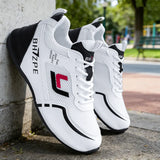 Men's Breathable Colorblock Low-Top Sneakers