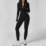 Long-Sleeved Performance Yoga Bodysuit