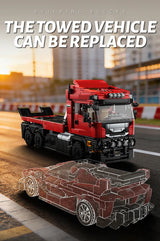 Technical Blocks Truck Sets Trailer Cars Transport Vehicle Creative MOC Building Toys Birthday Gifts Adult 1728Pcs Bricks Model