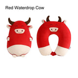 2-in-1 Cartoon Animal Travel Neck Pillow | U-Shape