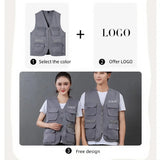 Men's Multi-Pocket Safari Vest – Lightweight All-Season Outerwear