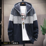 Men’s Autumn/Winter Fleece-Lined Zipper Cardigan