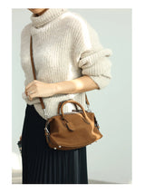 Women Genuine Leather Luxury Crossbody Bags With Adjustable And Detachable Shoudler Strap Elegant Soft Handbag