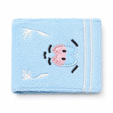 Wallets High Quality Synthetic Leather Embroidery Short Bifold Small Wallet for Men Women Unisex Cute Card Holder Coin Purse