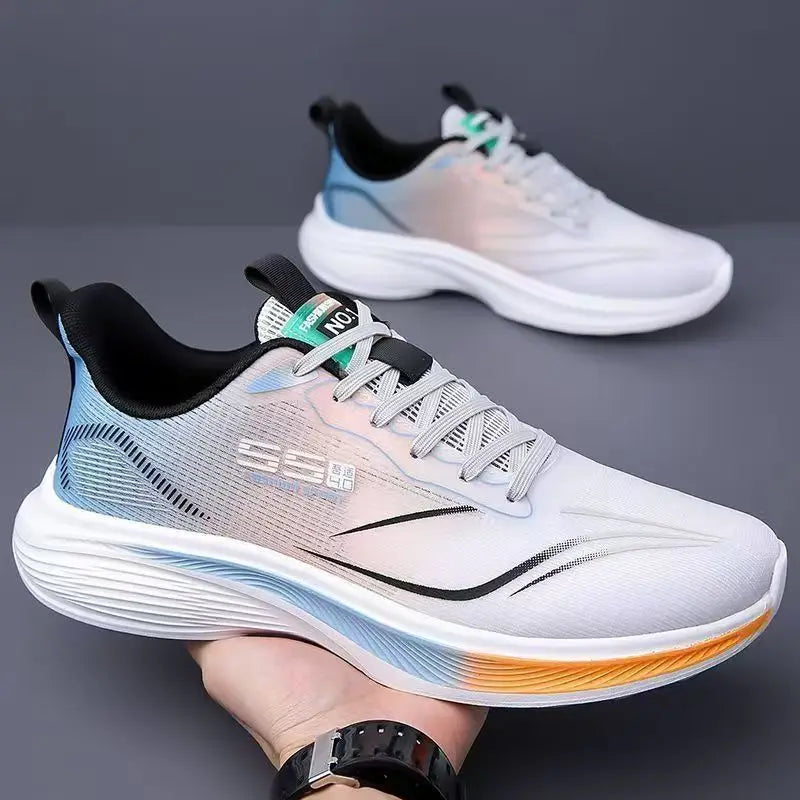 Men's Breathable Mesh Casual Sneakers — Lightweight, Non-Slip Soft Sole