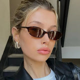 Vintage Small Frame Oval Sunglasses – Black Round Designer Style, Unisex Cool Eyewear for Men & Women, Fashion Circular UV Sun Glasses