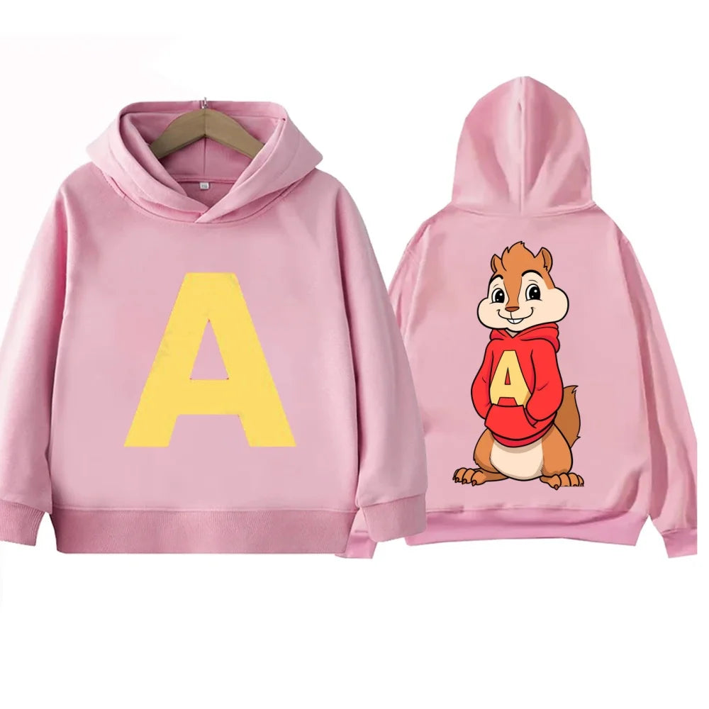 Kids’ Cartoon Pullover Hoodie