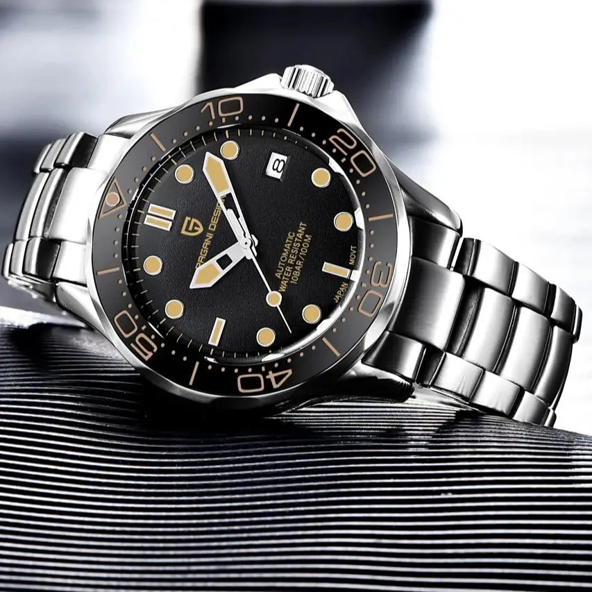 PAGANI DESIGN Men's Watches Luxury Automatic Watch For Men 2025 New 100M Waterproof Mechanical Wrist watch Men Sapphire crystal