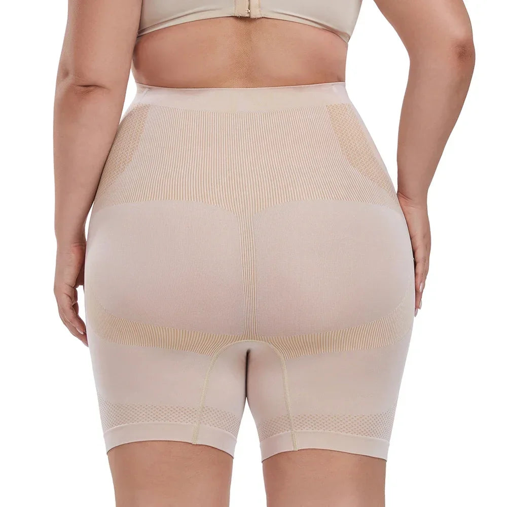 High-Waist Tummy Control Shaping Shorts
