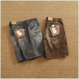 Men's Vintage Washed Cargo Shorts | Textured Cotton