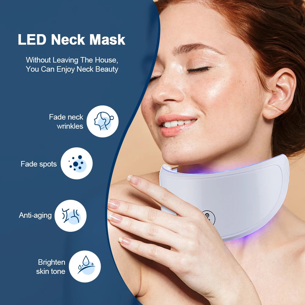 7-Color Photon LED Neck Rejuvenation Mask