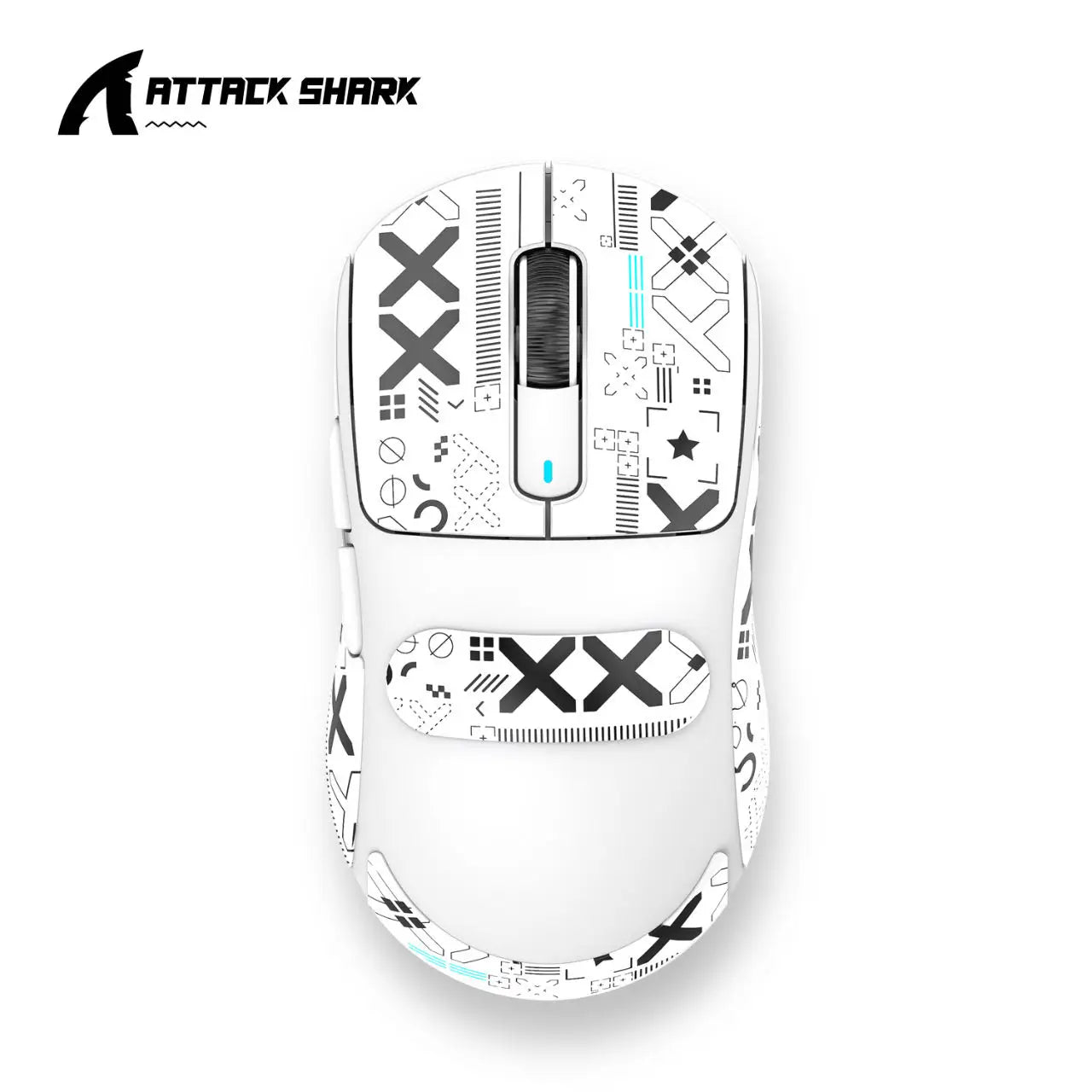 Attack Shark X3 PixArt PAW3395 Bluetooth Mouse,26000dpi,Wireless Tri-Mode Connection,Lightweight Macro Gaming Mouse