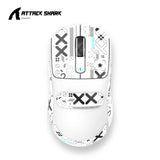 Attack Shark X3 PixArt PAW3395 Bluetooth Mouse,26000dpi,Wireless Tri-Mode Connection,Lightweight Macro Gaming Mouse