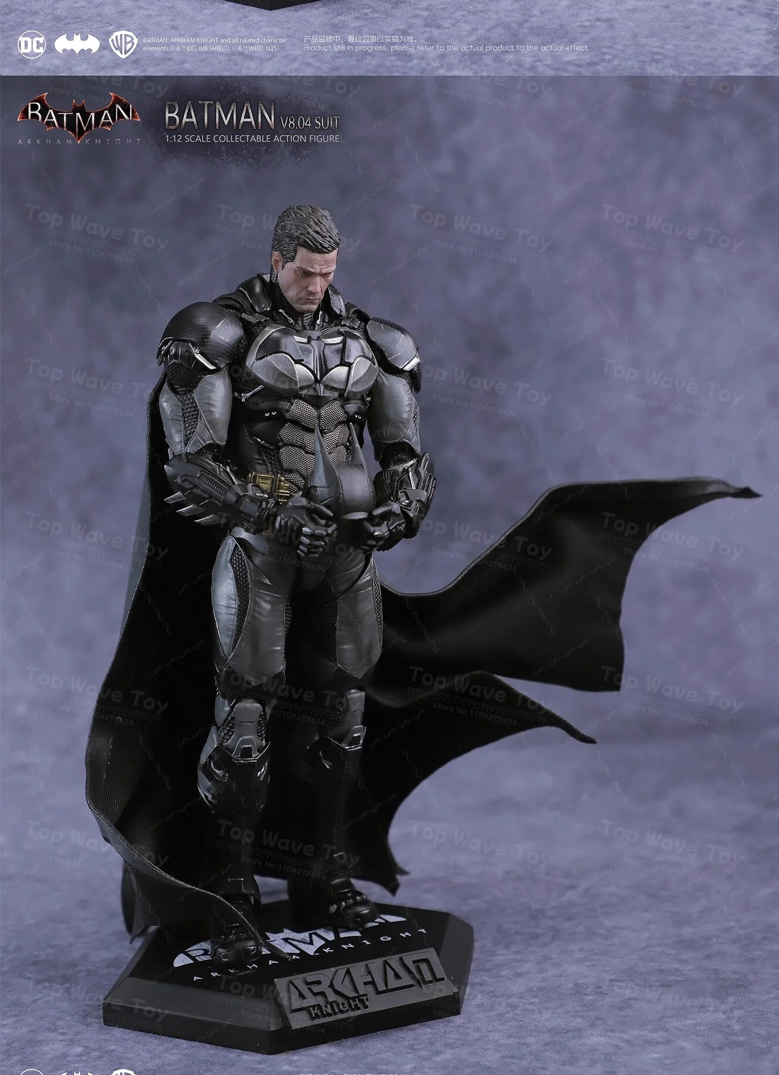 2026 New Stock Batman Arkham Knight Action Figure LPZZ 1/12 Scale Soldier Warrior Edition Batman Full Set 6-inches Model Toys