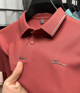 Men's Diamond Emblem Short-Sleeve Polo Shirt