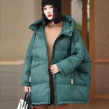 Women’s Oversized White Duck Down Puffer
