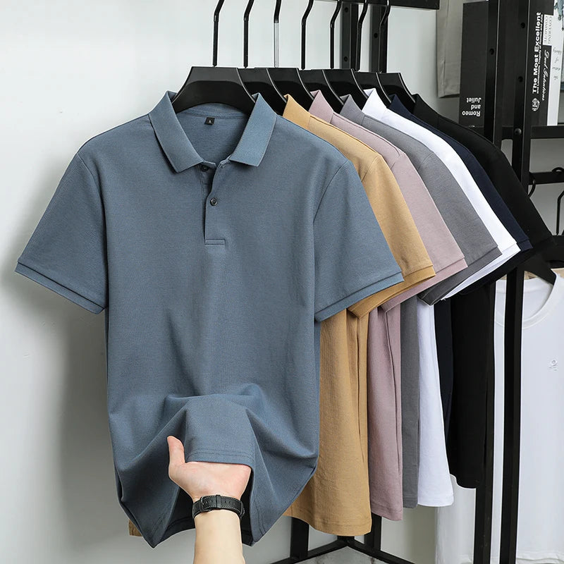 Premium 100% Cotton Polo Shirt for Men | Smart Casual
