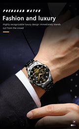 POEDAGAR 996 Men's Luxury Chronograph Watch