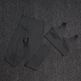 TRY TO BN Gym Sets Woman 2 Piece Sports Bra High Waisted Leggings Fitness Sportswear Women's Tracksuit Yoga Wear Workout Clothes