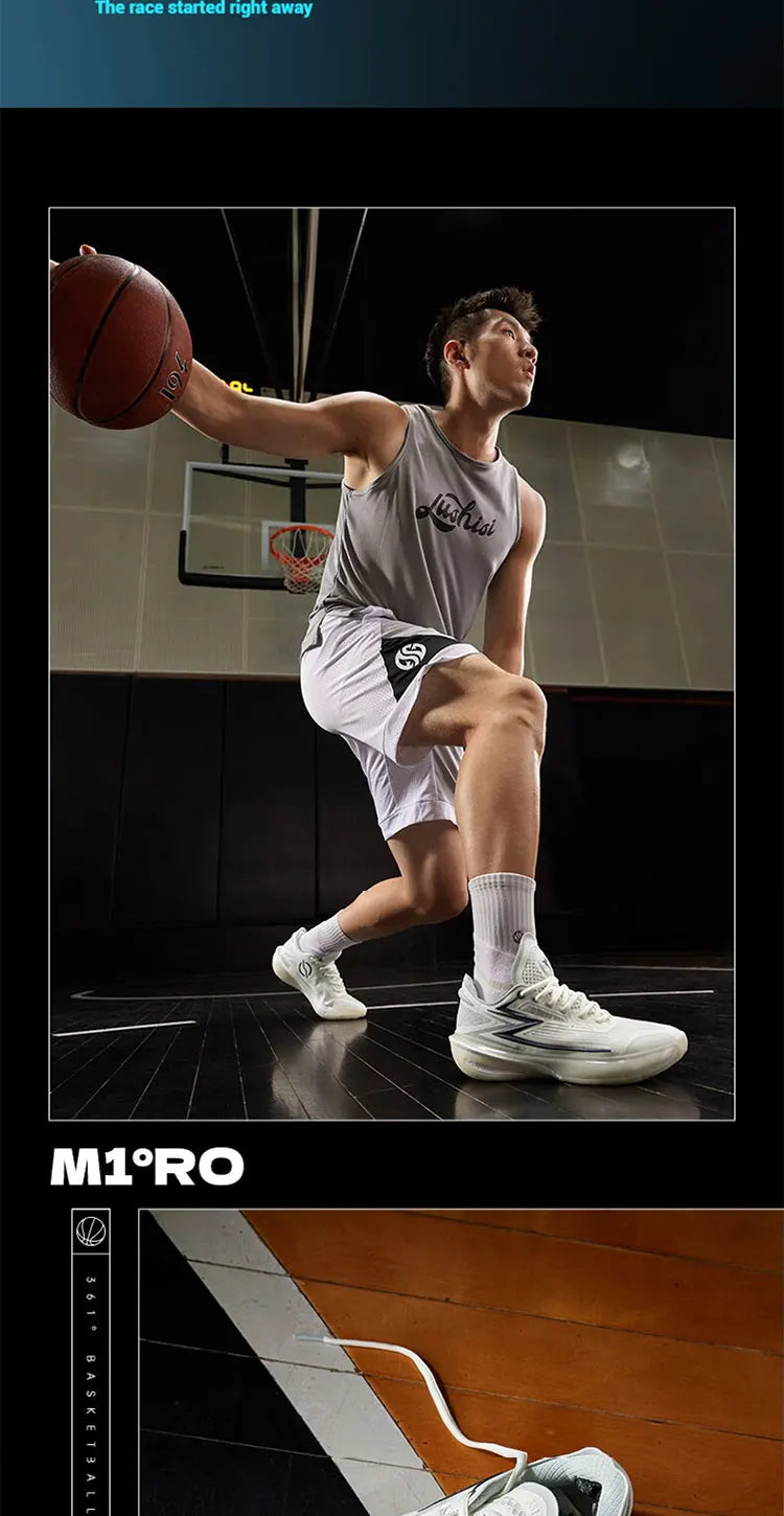 361 BIospeed bb Men Basketball Shoes Carbon Plate Stable Breathable Light Rebound Anti-slip Professional Male Sneakers 672511114
